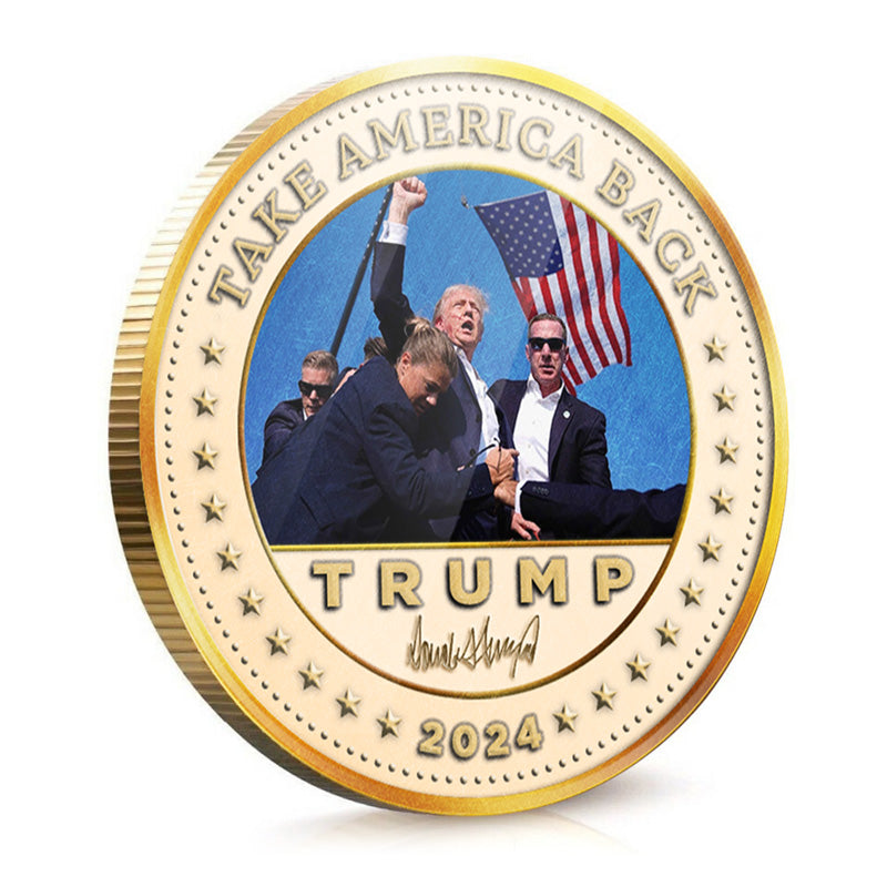 Ready To Take America Back - US ElectionsGold-Colored Coin