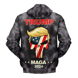 We The People, Keep America Great With Trump 2024 - All-Over Printed Hoodie