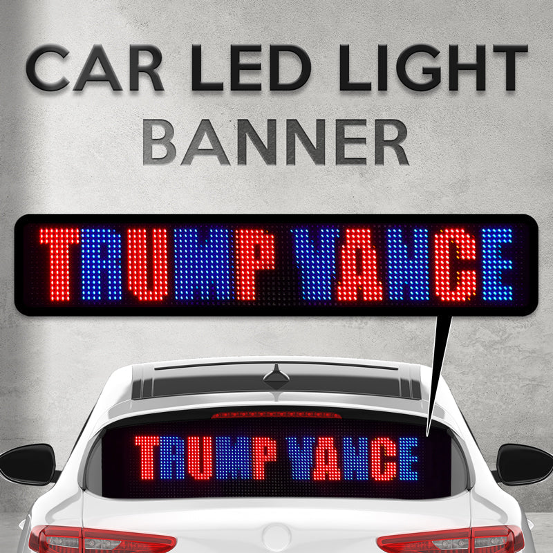 The Hero Has Returned, US Elections 2024 Car Led Light Banner