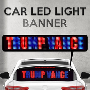 Stand With The Greatest Man, US Elections 2024 Car Led Light Banner