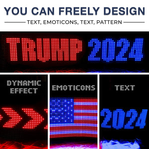 The Hero Has Returned, US Elections 2024 Car Led Light Banner