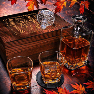 America’s Loudest Whisper Of Truth - US Patriotic Pride Whiskey Decanter Set