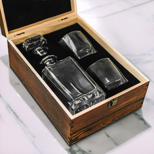 America’s Loudest Whisper Of Truth - US Patriotic Pride Whiskey Decanter Set