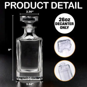 Make Summer Great Again - US Patriotic Pride Glass Whiskey Bottle