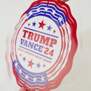 We Stand With Trump - US Election Wind Spinner - Trump Supporter, Republican Gifts And Decors