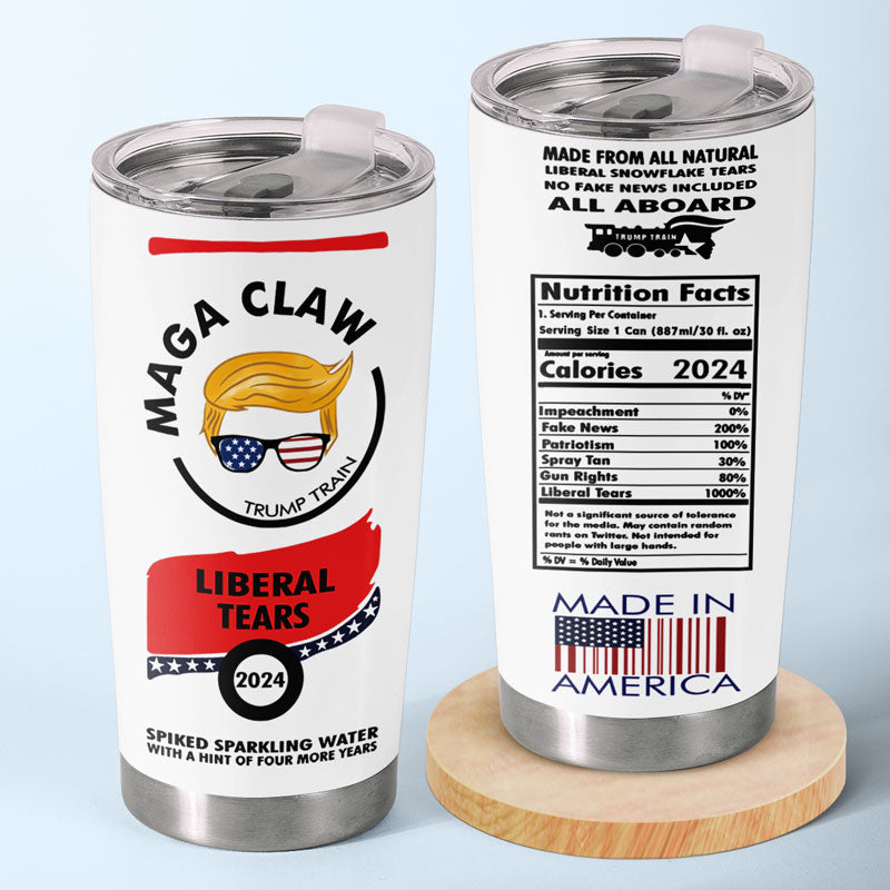 MAGA Claw, All Aboard Train - US Election Stainless Steel Tumbler